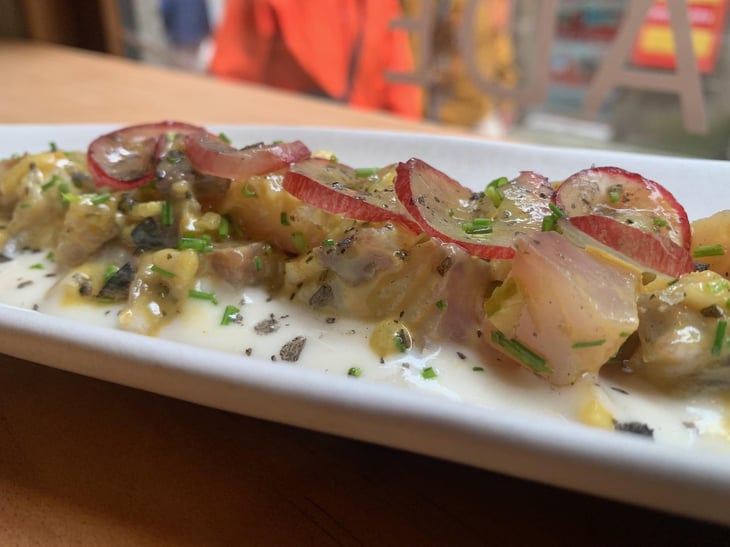 Smoked Mackerel In Bayleaf Tar-Tar - Nómade Santiago - 796312