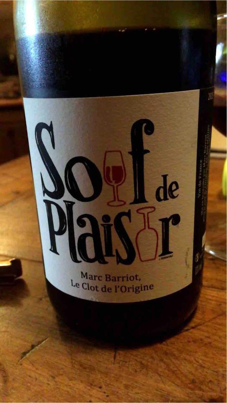 Soif de Plaisir - Clot de l'Origine - Marc & Caroline Barriot 