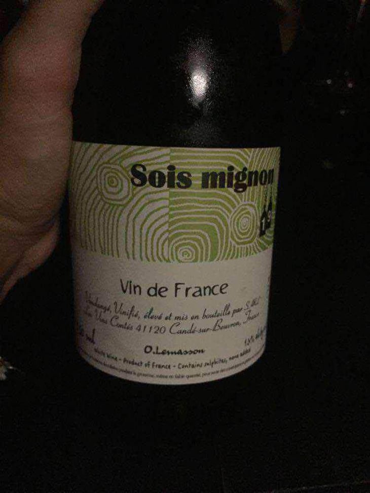 Sois Mignon - Les Vins Contés (CLOSED) - Olivier Lemasson (CLOSED) 