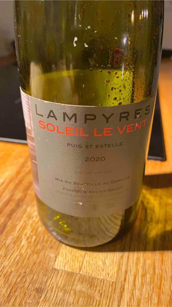 Soleil Le Vent - Domaine Lampyres - François-Xavier Dauré 