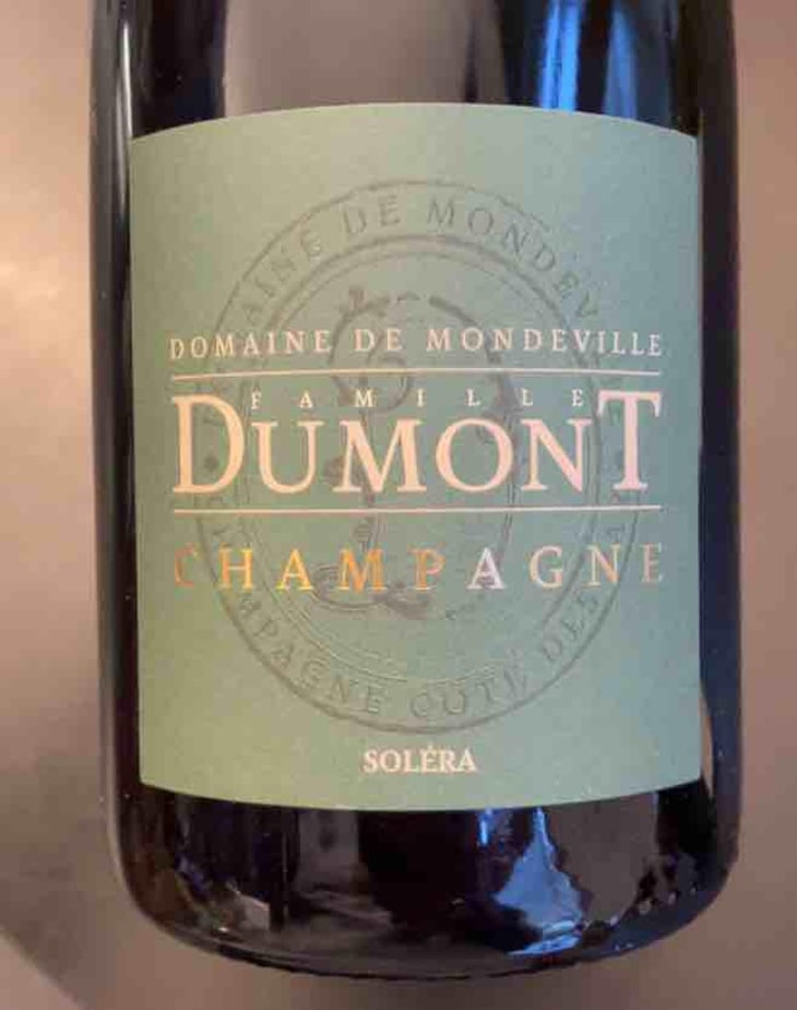 Soléra - Domaine de Mondeville - Champagne Dumont - Famille Dumont 