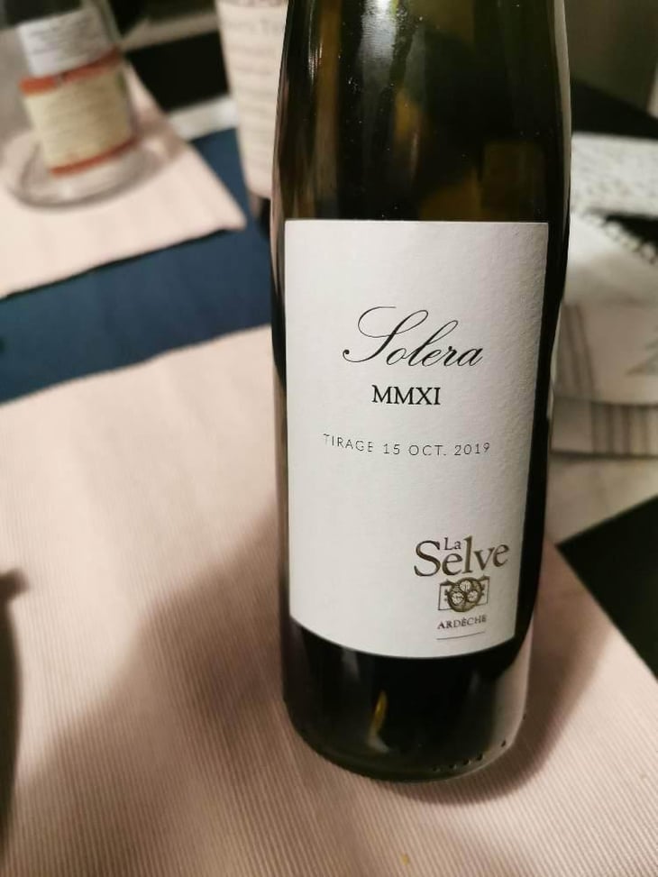 Solera MMXI - Château de la Selve - Florence & Benoît Chazallon 