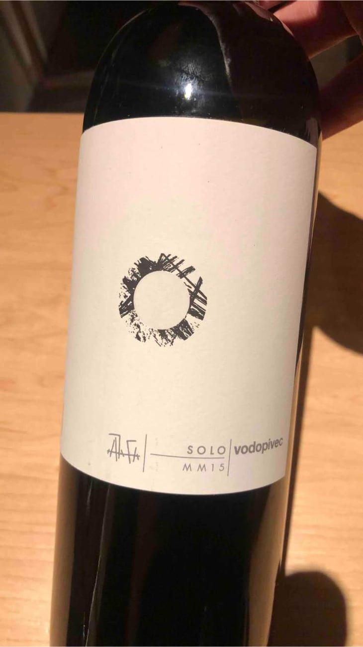 Solo 2015 - Vodopivec Winery - Paolo Vodopivec -2015
