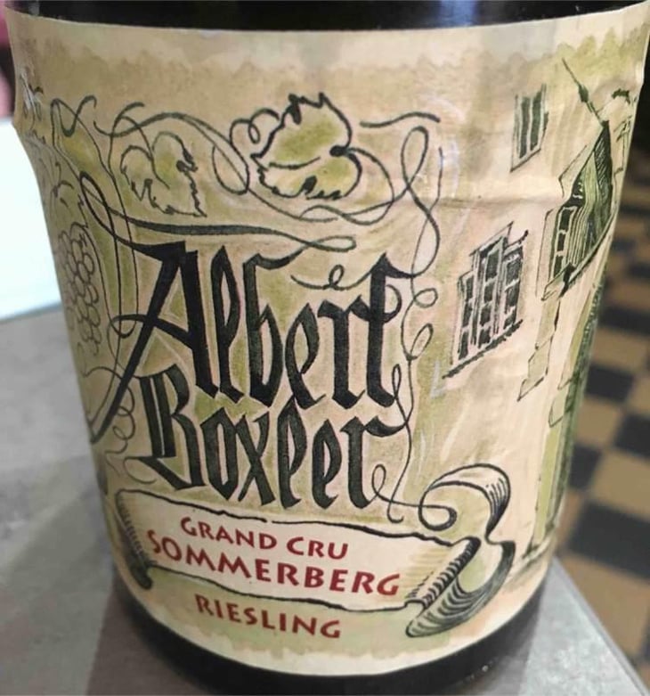 Sommerberg Grand Cru - Albert Boxler - Jean Boxler 