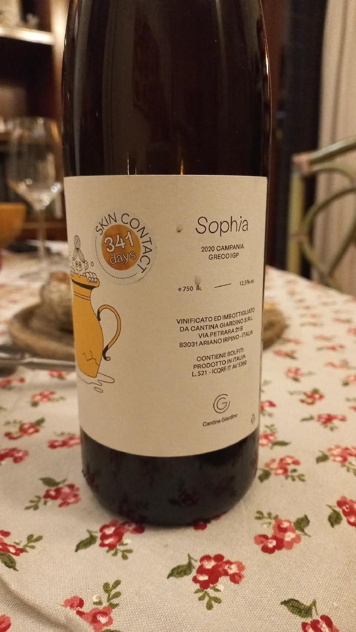 Sophia - Cantina Giardino - Antonio Di Gruttola & Daniela De Gruttola 