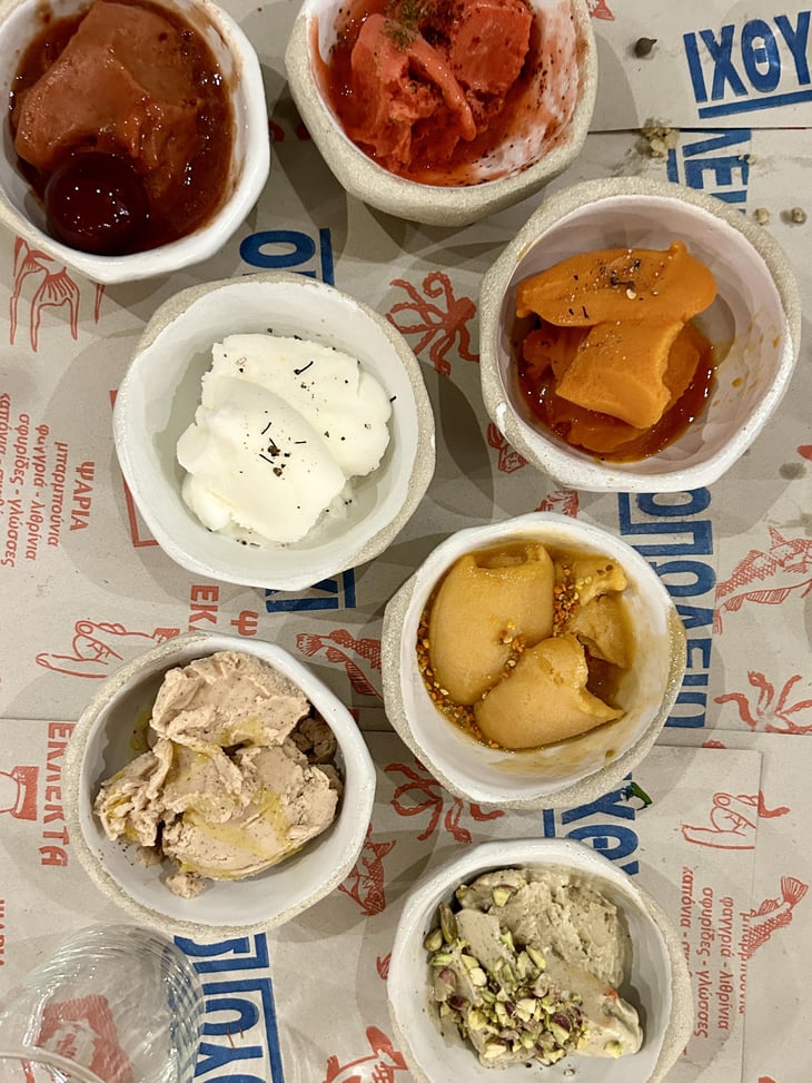 Sorbets Prunes Au Raki, Figue De Barbarie, Abricot, Fraise, Citron, Amande, Pistache - Boui Boui - 647056