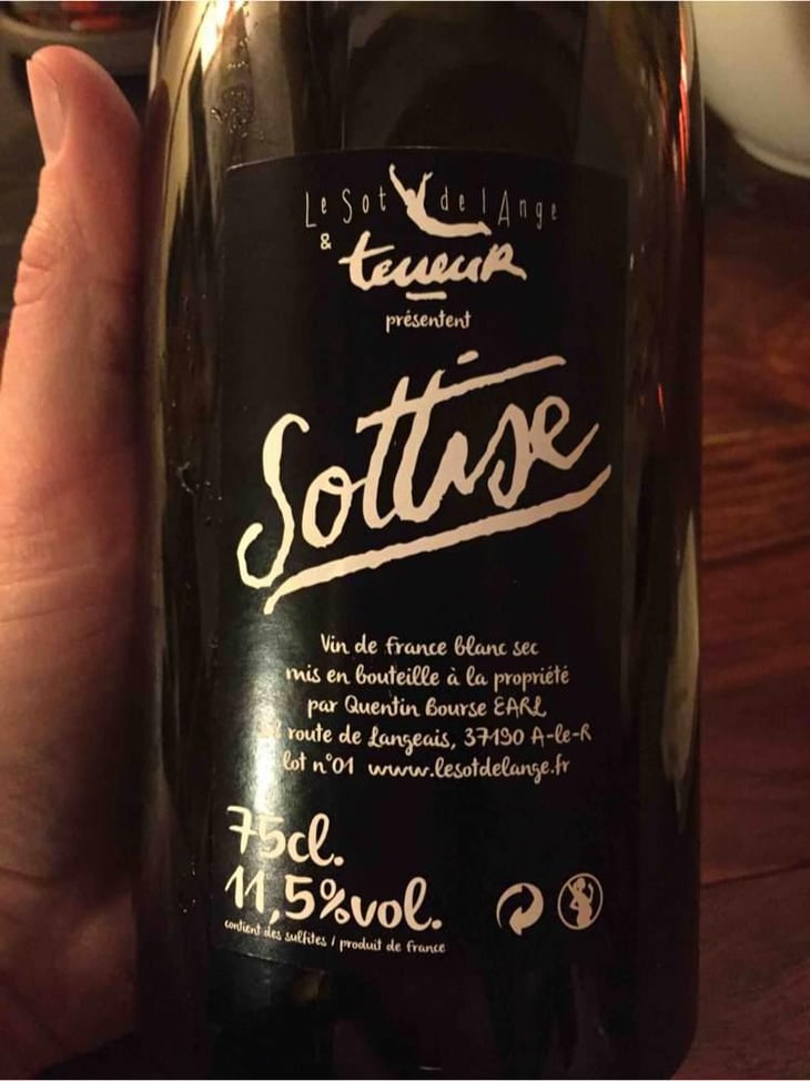 Sottise Blanc - Le Sot de l'Ange - Angélique & Quentin Bourse 