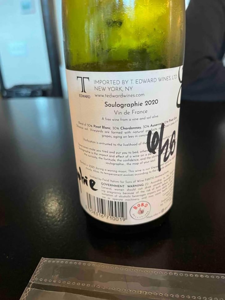 Soulographie - Sons of Wine - Farid Yahimi 