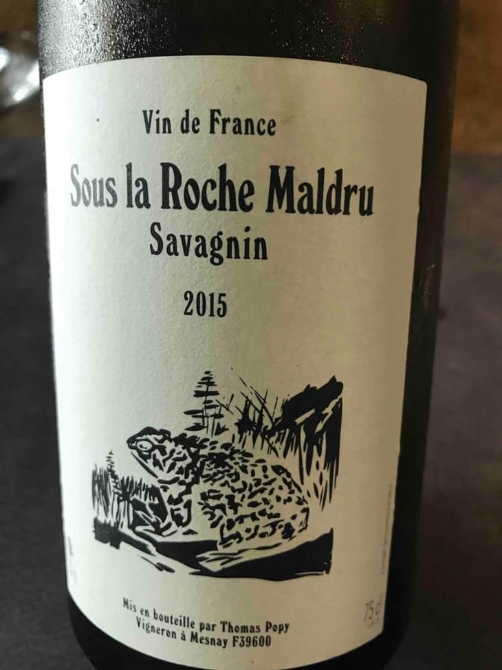 Sous la Roche Maldru - Savagnin - Thomas Popy - Thomas Popy 