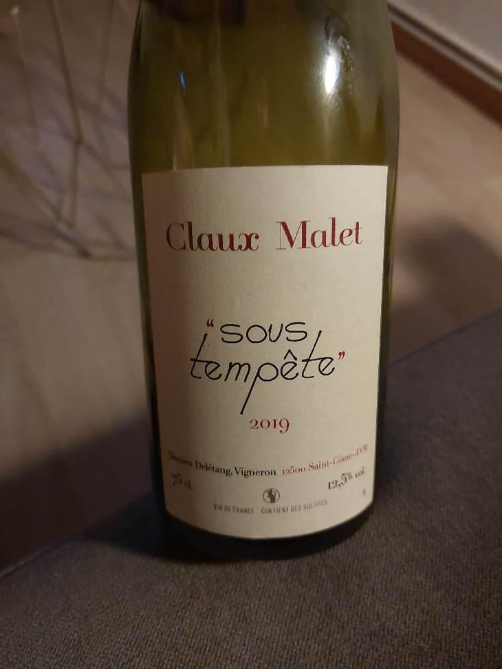 sous tempête - Claux Malet - Damien Delétang -2019