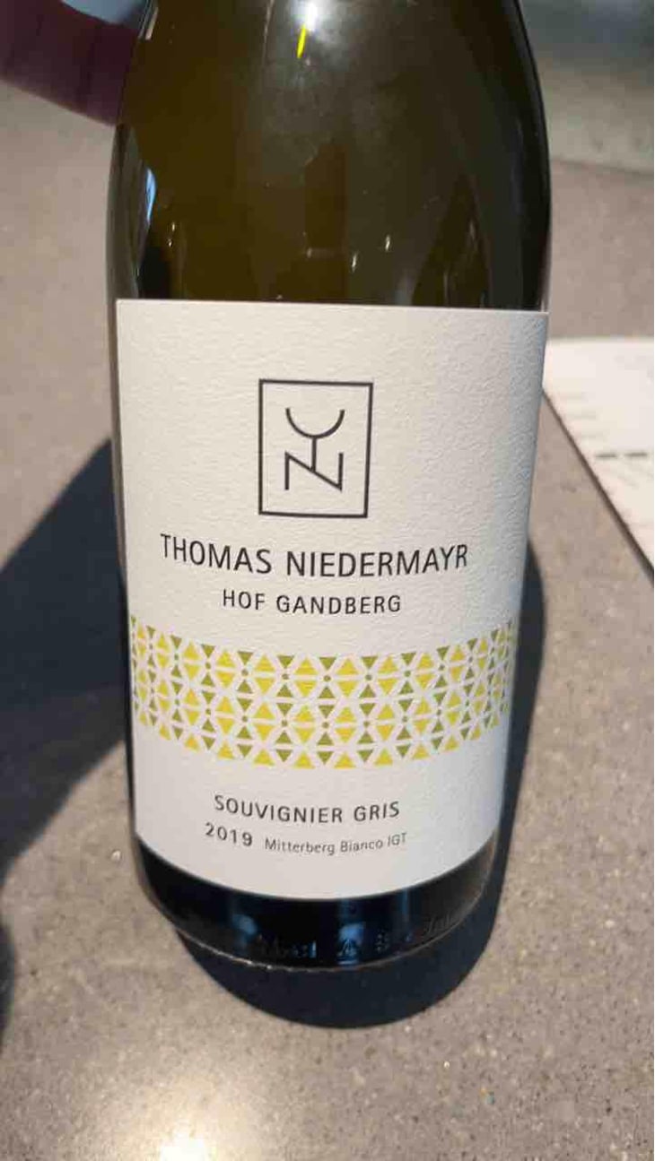 Souvignier Gris - Thomas Niedermayr – Hof Gandberg - Thomas Niedermayr 