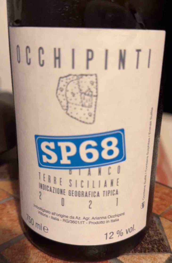 SP68 Bianco - Azienda Agricola Arianna Occhipinti - Arianna Occhipinti 