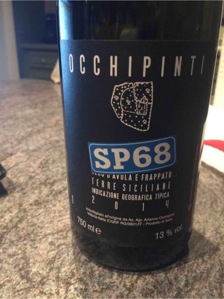 SP68 Rosso - Azienda Agricola Arianna Occhipinti - Arianna Occhipinti 