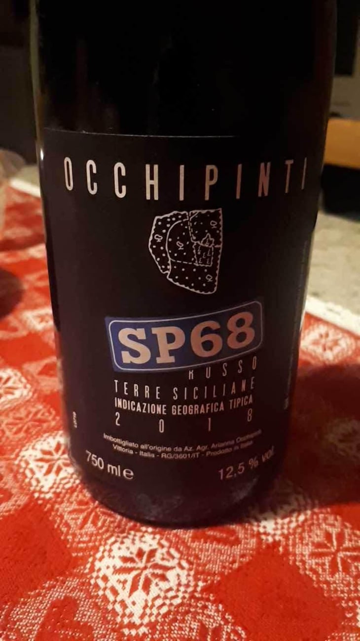 SP68 Rosso - Azienda Agricola Arianna Occhipinti - Arianna Occhipinti 