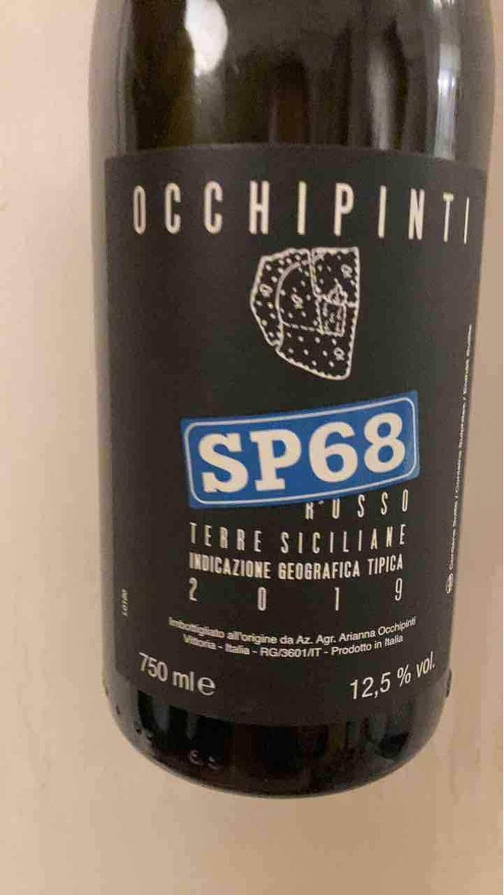 SP68 Rosso - Azienda Agricola Arianna Occhipinti - Arianna Occhipinti 