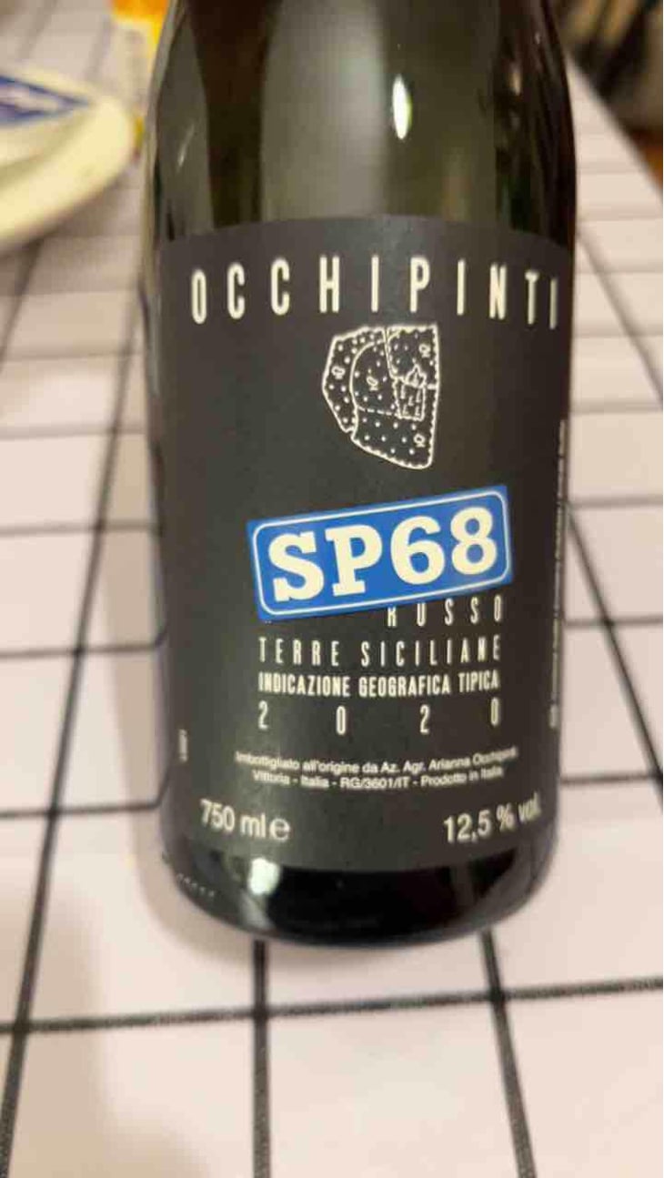 SP68 Rosso - Azienda Agricola Arianna Occhipinti - Arianna Occhipinti 