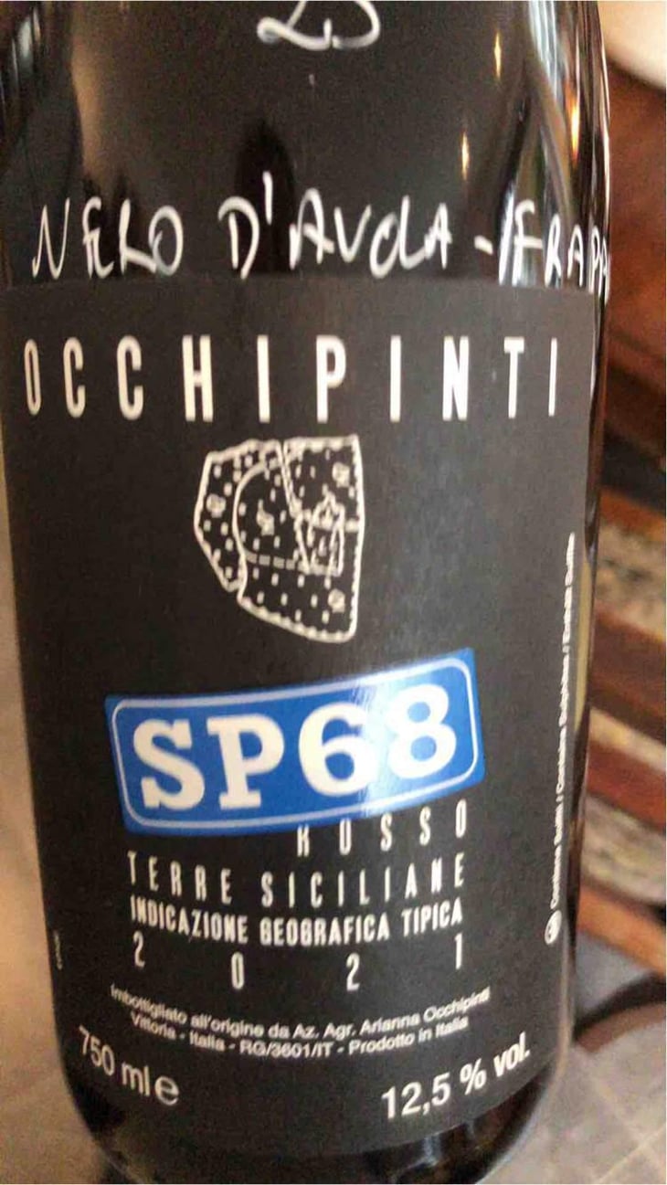 SP68 Rosso - Azienda Agricola Arianna Occhipinti - Arianna Occhipinti 