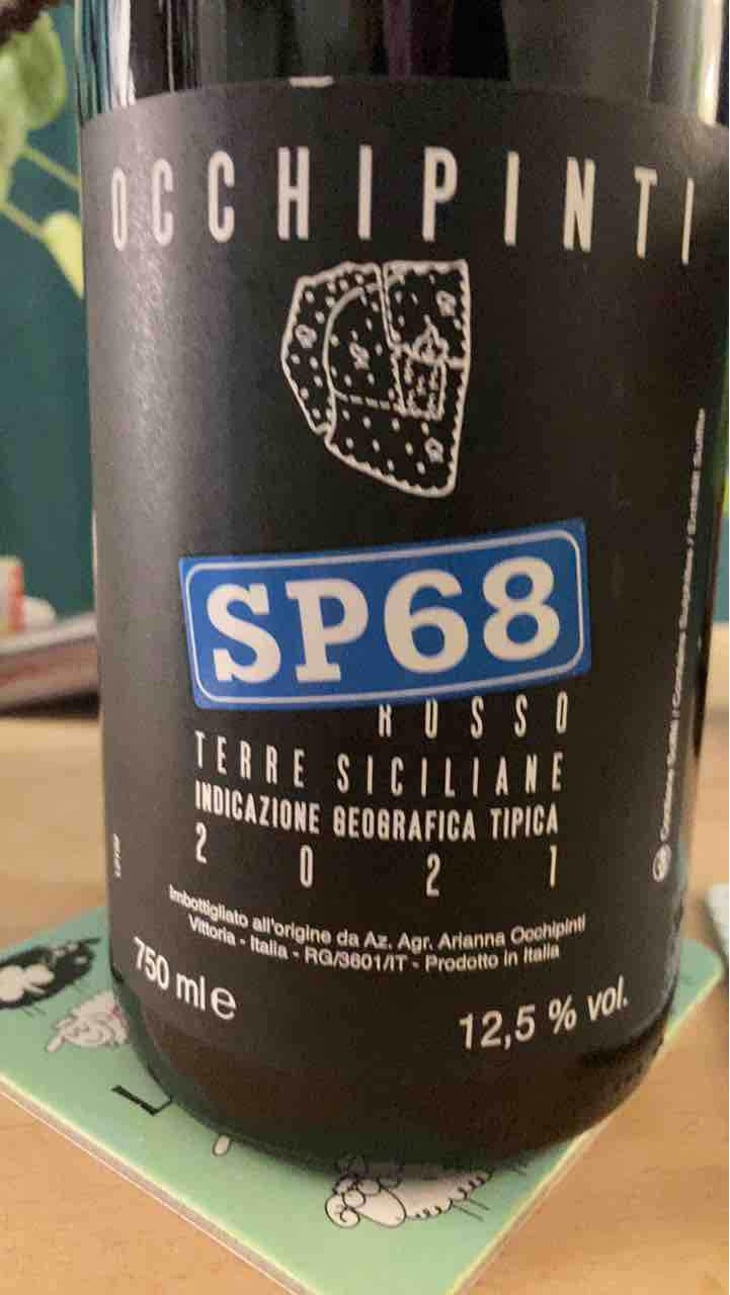 SP68 Rosso - Azienda Agricola Arianna Occhipinti - Arianna Occhipinti 