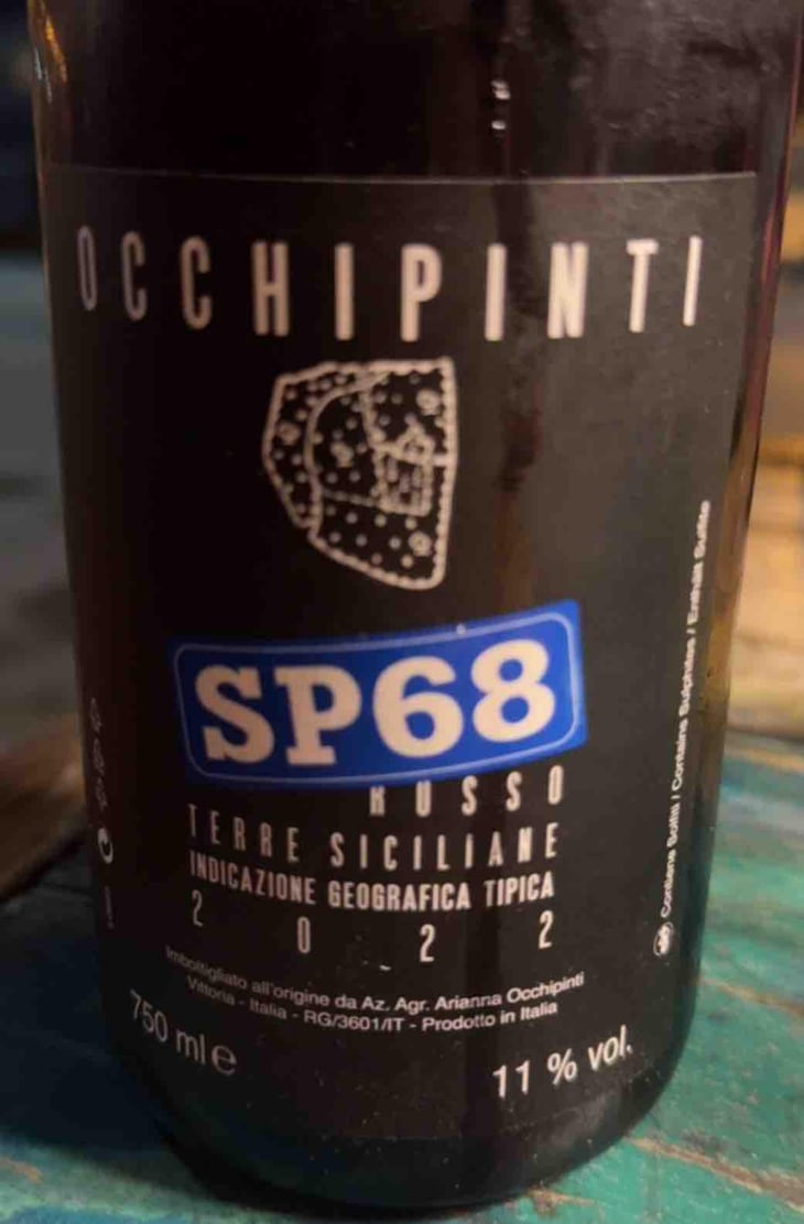 SP68 Rosso - Azienda Agricola Arianna Occhipinti - Arianna Occhipinti 