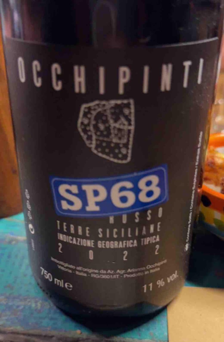 SP68 Rosso - Azienda Agricola Arianna Occhipinti - Arianna Occhipinti 