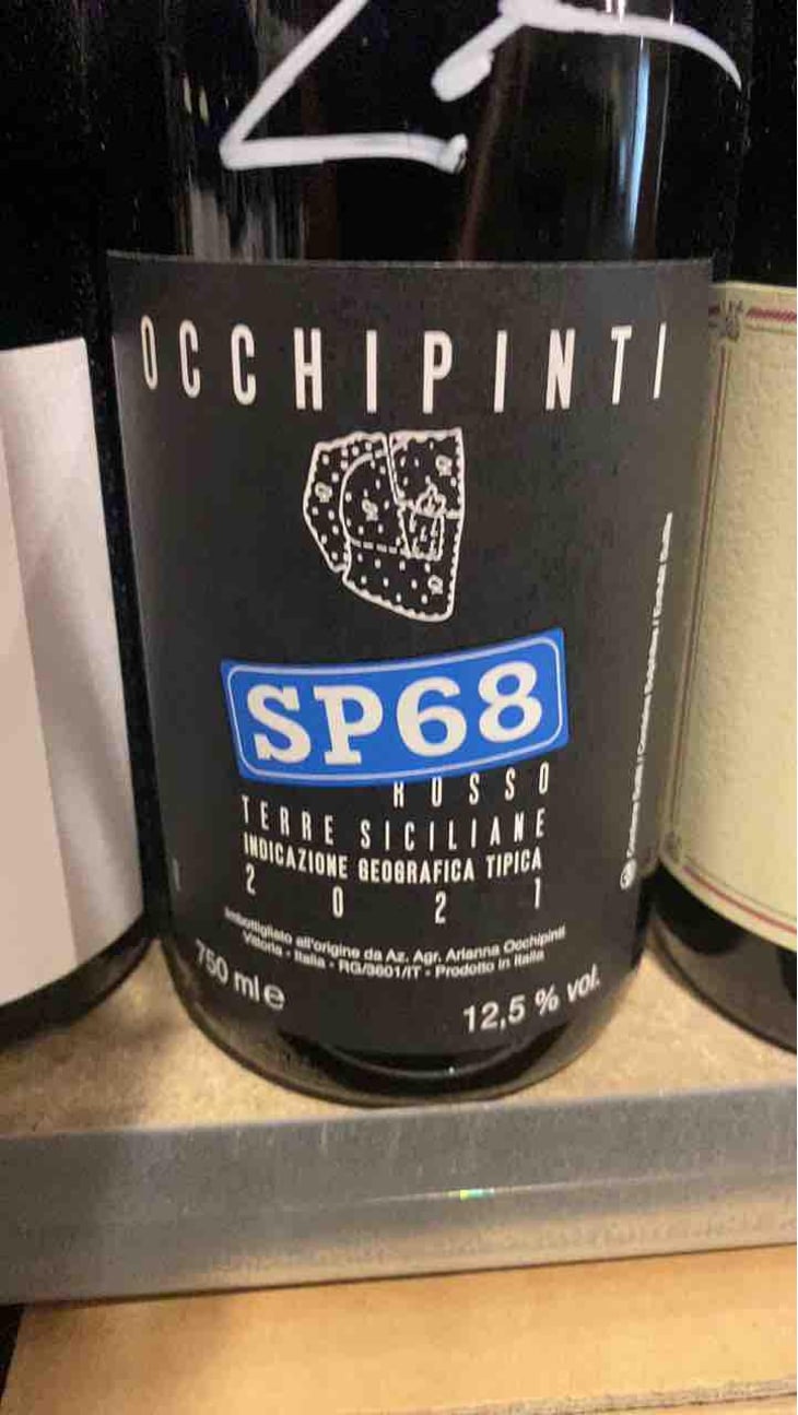 SP68 Rosso - Azienda Agricola Arianna Occhipinti - Arianna Occhipinti 