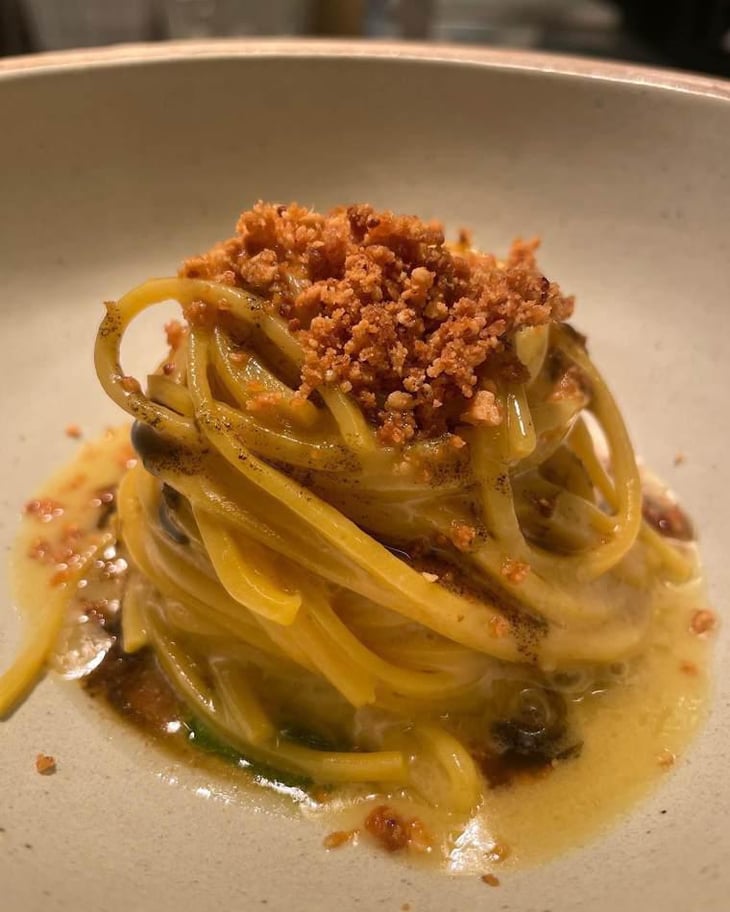 Spaghetti Chittara Au Beurre D’Anchois - Les Résidents x ecume - 573586