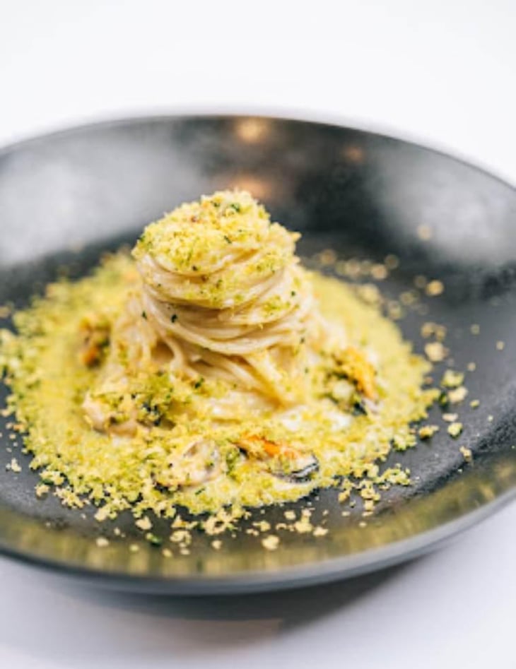 Spaghettino Aglio, Olio E Jalapeño, Con Cozze E Limone - Birraria la Corte - 505909