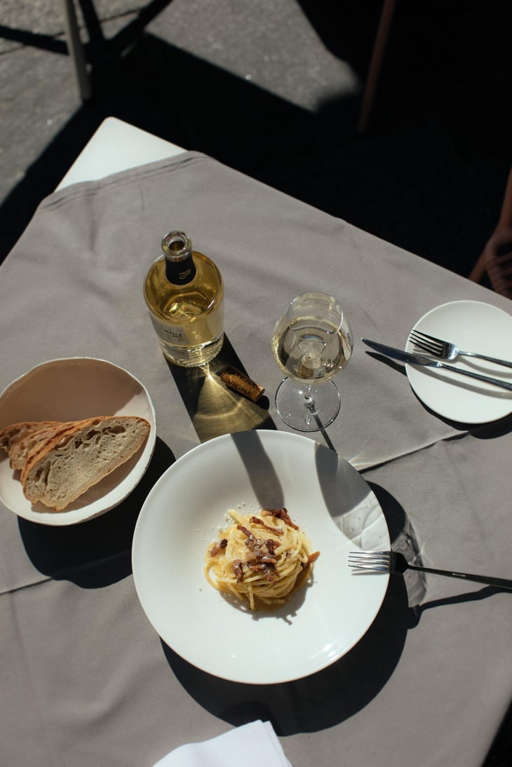 Spaghetto Á La Carbonara - Vinzenz - zum feinen Wein - 665205
