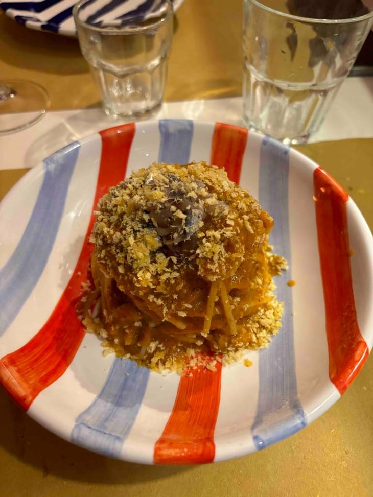 Spaghetto Tiepido, Pomodoro Arrosto E Alici Marinate - La Risulta - 802327