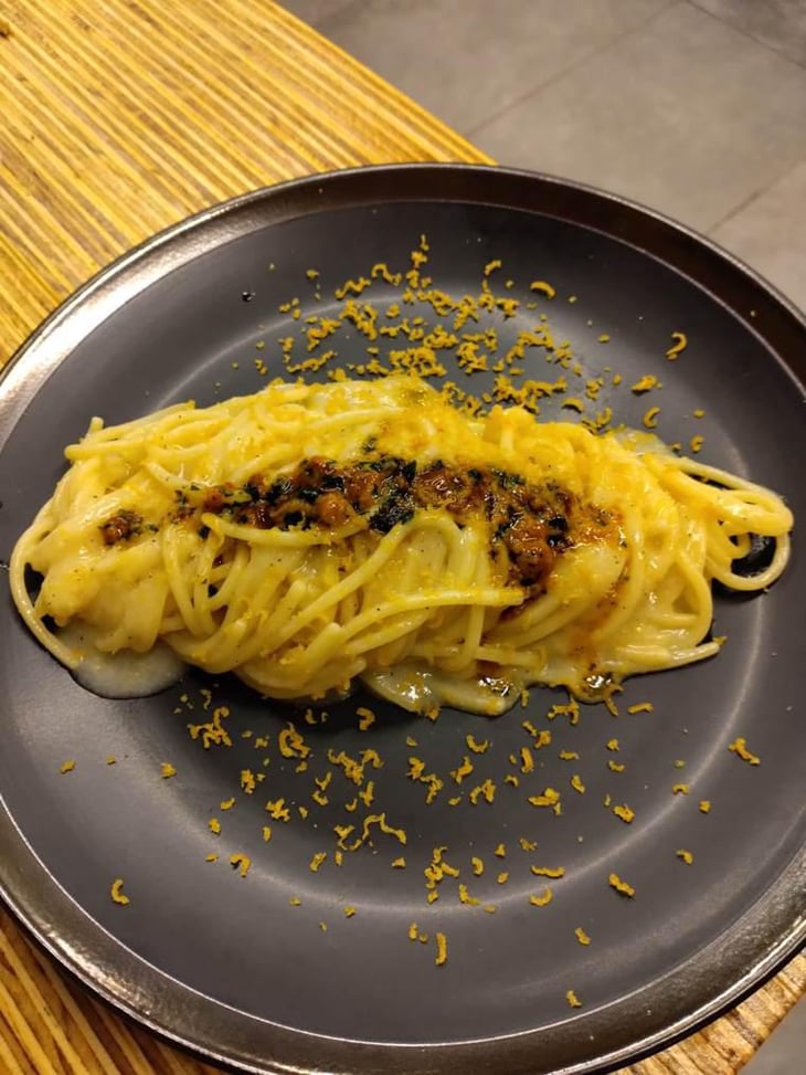Spaghettone Al Limone, Ricci Di Mare E Bottarga - Ottocene - 388413