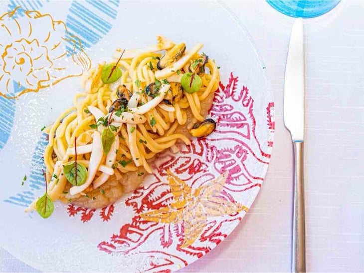 Spaghettone Seppie E Cozze - Vossia il mare Ristorante - 702063