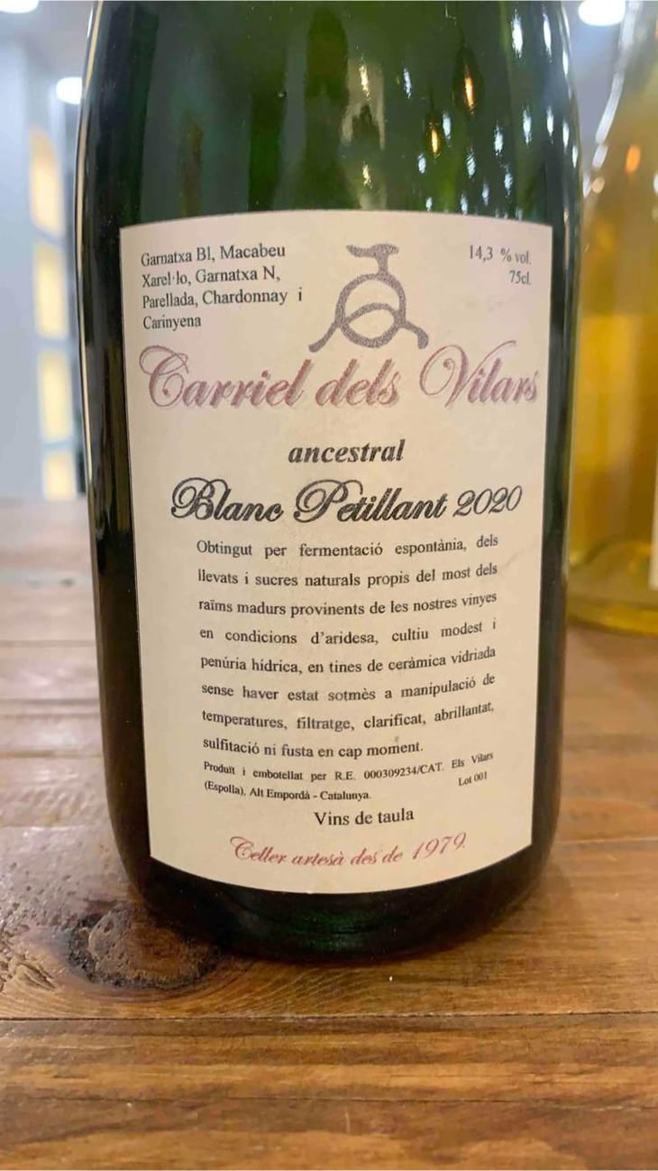 Blanc Petillant - El Carriel dels Vilars - Carles Alonso 