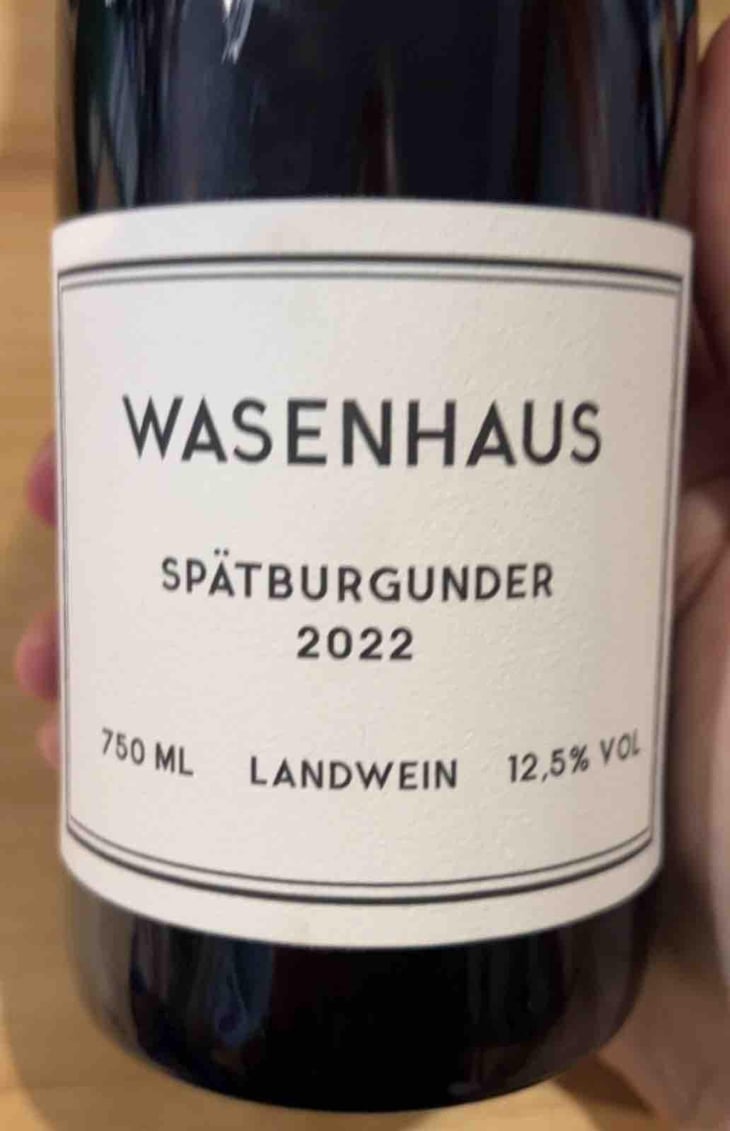Spatburgunder - Weingut Wasenhaus - Christoph Wolber & Alexander Götze 