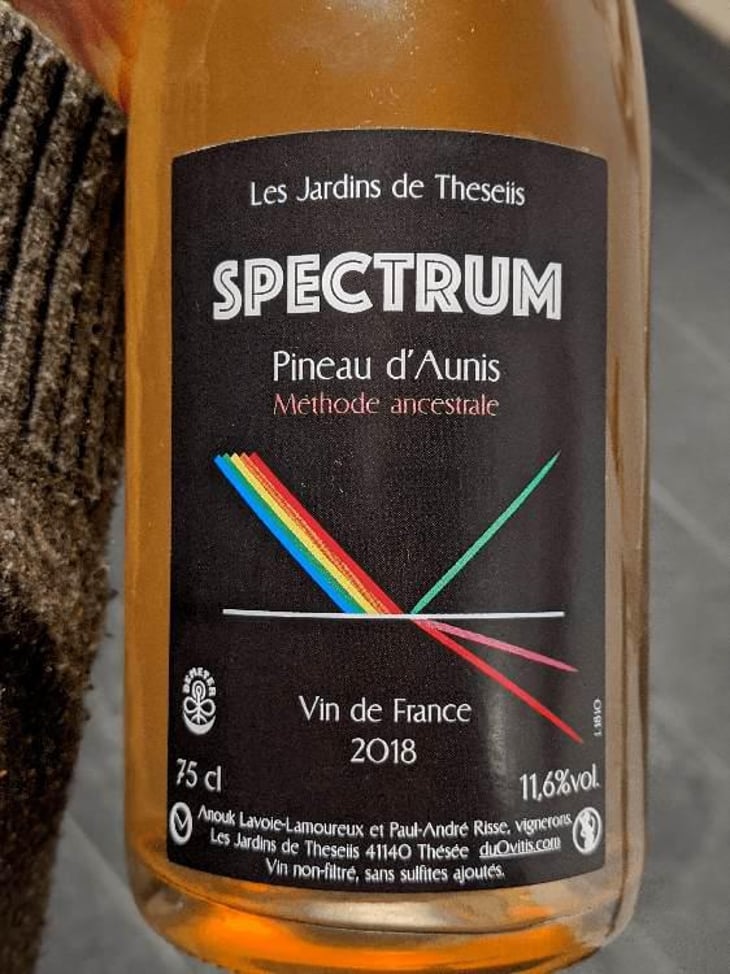 Spectrum Pineau D'Aunis - Les Jardins de Theseiis - Paul-André Risse & Anouk Lavoie-Lamoureux 