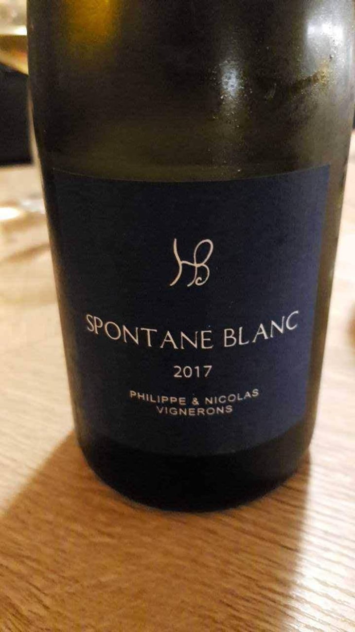 Spontané Blanc - Les Hauts Baigneux - Nicolas Grosbois & Philippe Mesnier 