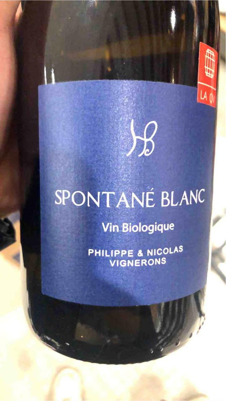 Spontané Blanc - Les Hauts Baigneux - Nicolas Grosbois & Philippe Mesnier 