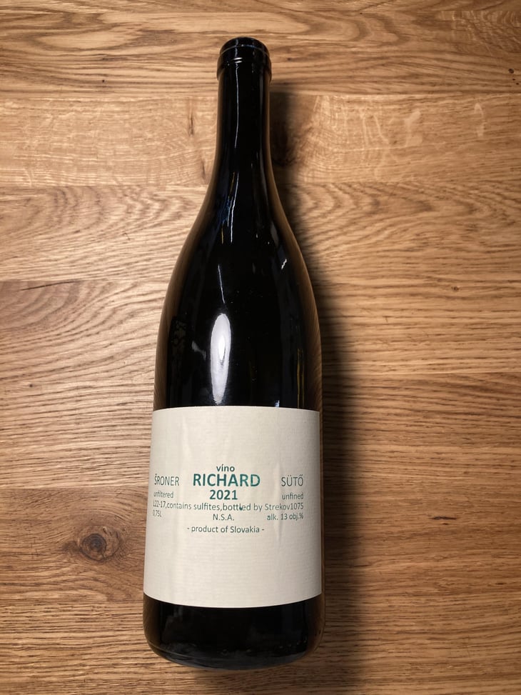 Vino Richard - Strekov 1075 - Zsolt Sütó 