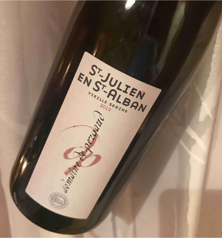 St-Julien en St-Alban Vieille Serine - Domaine Eric Texier - Laurence et Eric Texier 