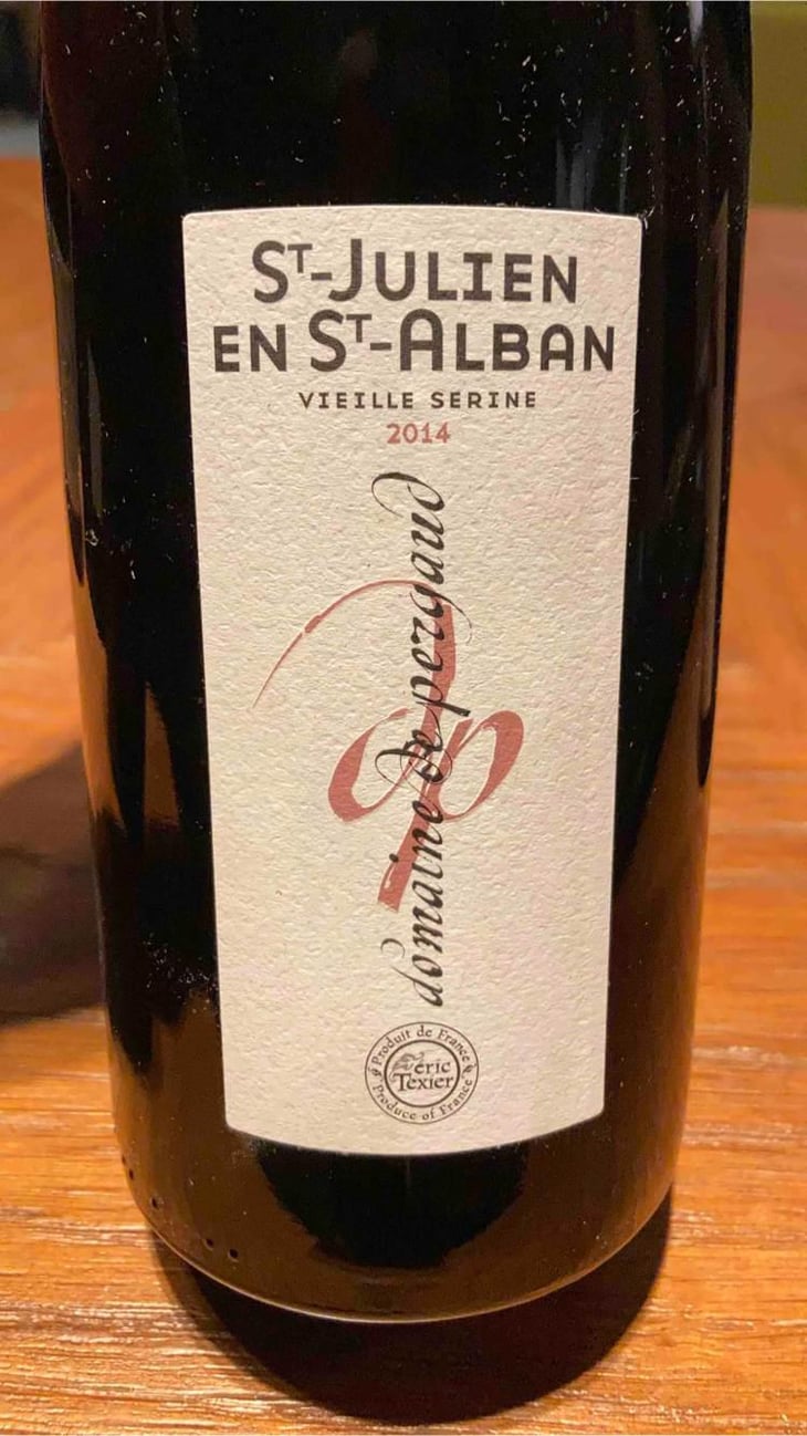 St-Julien en St-Alban Vieille Serine - Domaine Eric Texier - Laurence et Eric Texier 