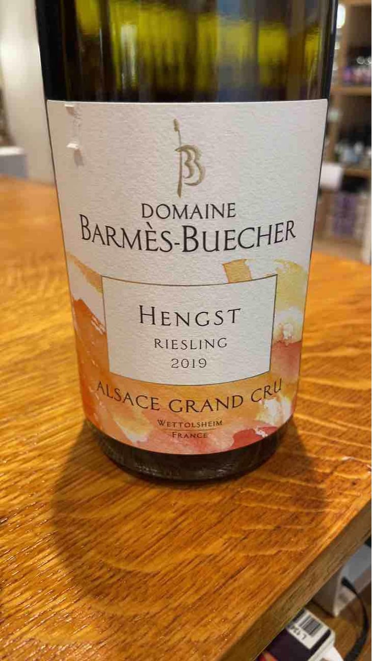 Hengst Riesling Grand Cru - Domaine Barmès-Buecher [BIO_ORGANIC] - Geneviève, Maxime & Sophie Barmès -2019
