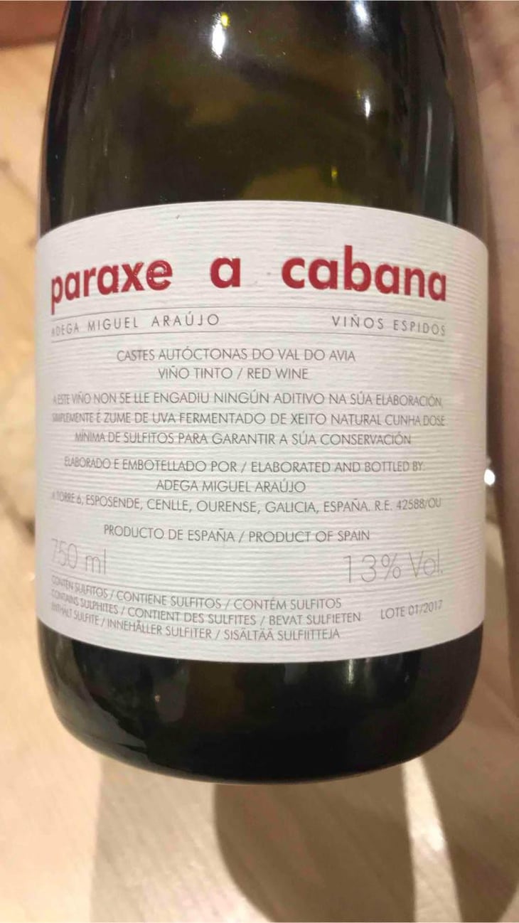 Paraxe a Cabana - Adega Miguel Araujo - Miguel Araùjo 