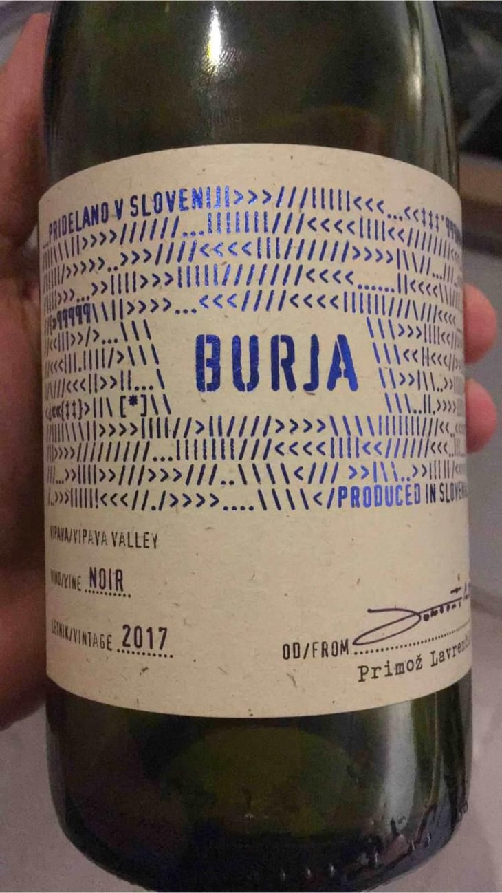 Burja Noir - Burja Estate - Primož Lavrenčič 