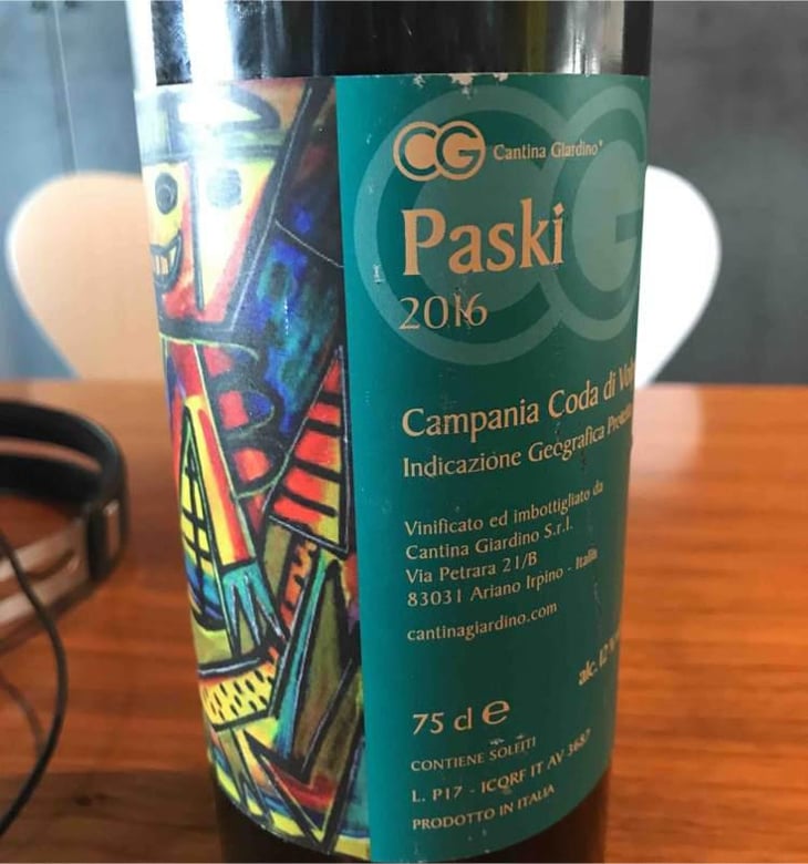 Paski - Cantina Giardino - Antonio Di Gruttola & Daniela De Gruttola 