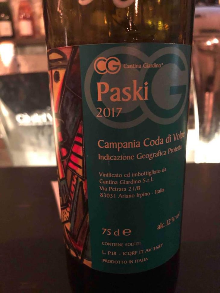 Paski - Cantina Giardino - Antonio Di Gruttola & Daniela De Gruttola 