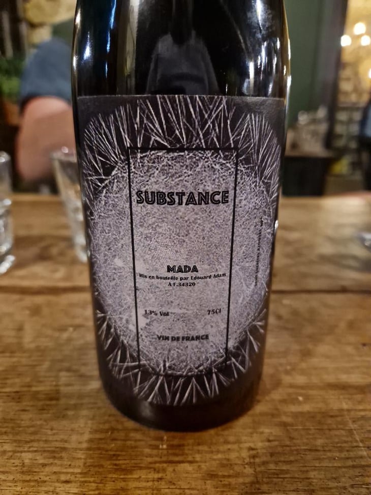 Substance Rouge - Domaine Mada - Pauline Bousquet & Edouard Adam 