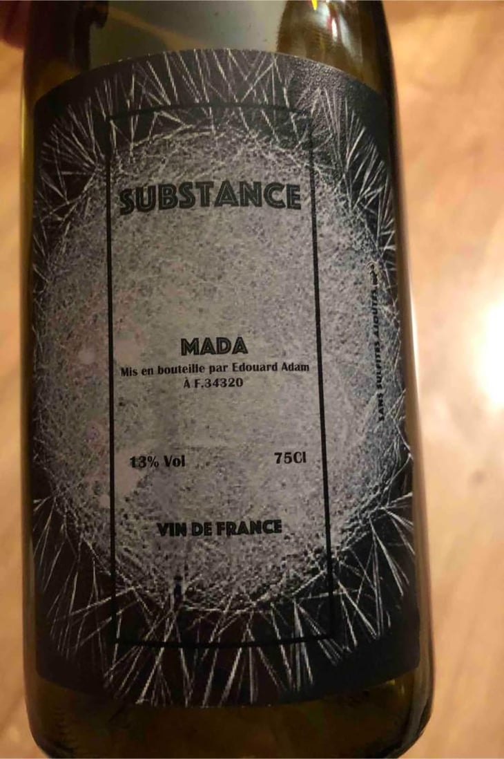 Substance Rouge - Domaine Mada - Pauline Bousquet & Edouard Adam 