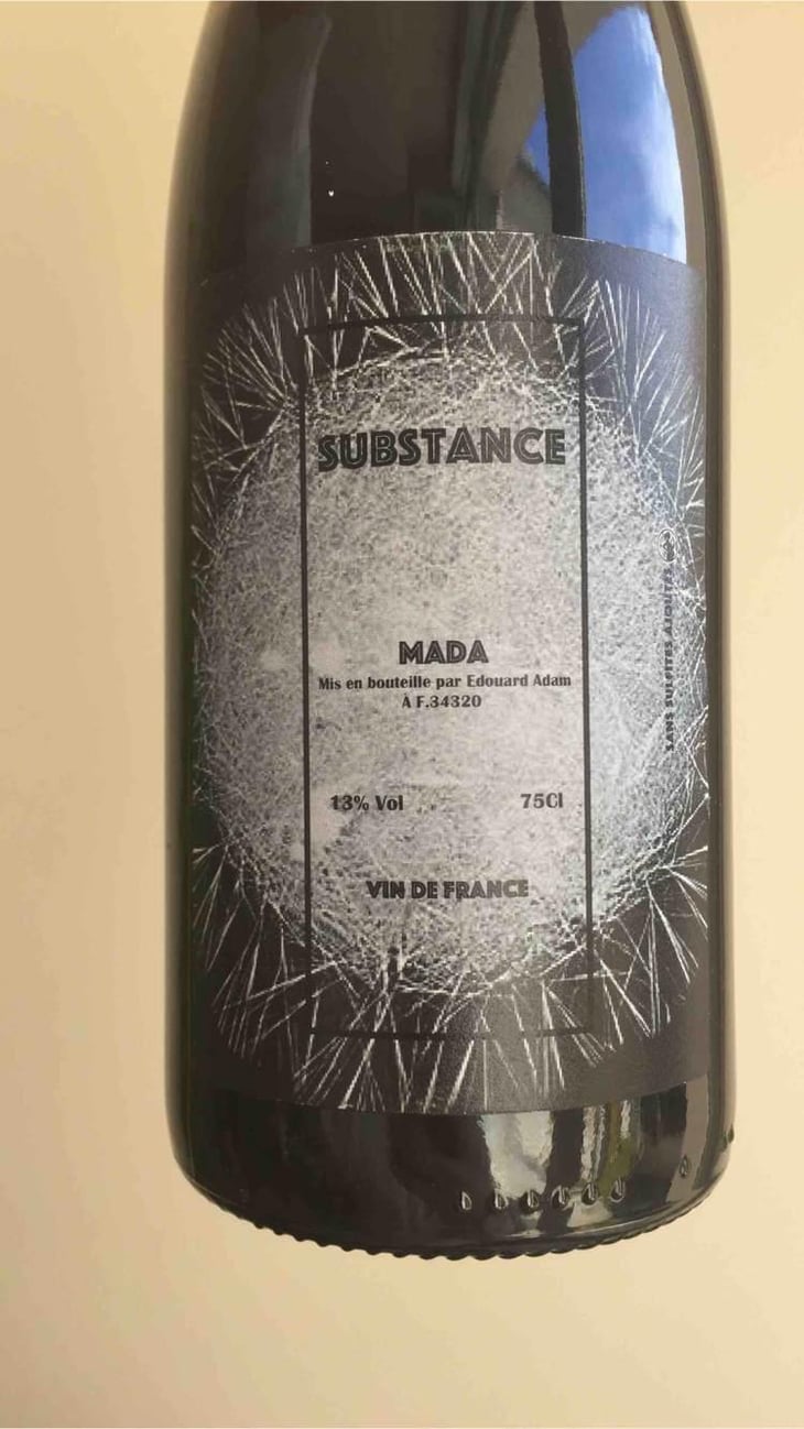 Substance Rouge - Domaine Mada - Pauline Bousquet & Edouard Adam 