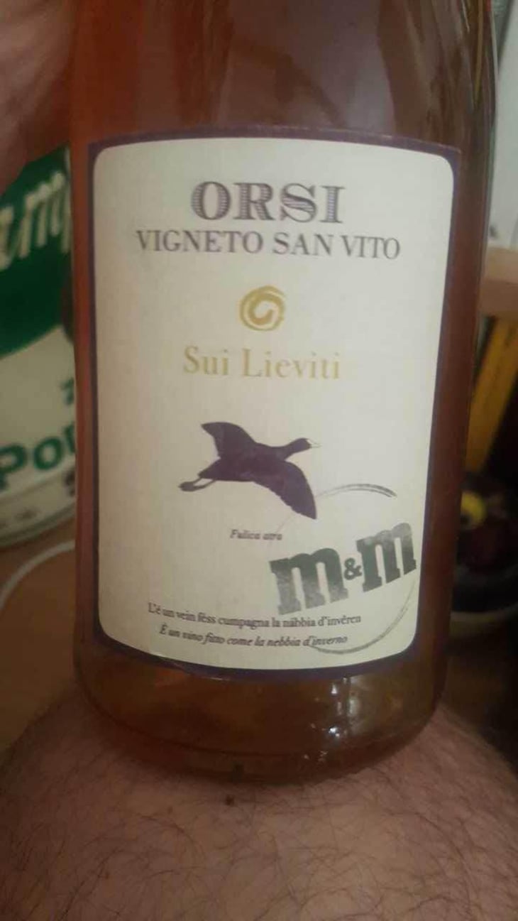 Sui Lieviti М&M - Orsi Vigneto San Vito - Federico Orsi -2018