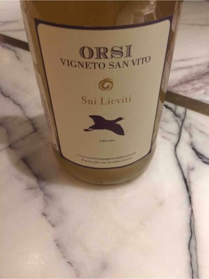 Sui Lieviti - Orsi Vigneto San Vito - Federico Orsi 