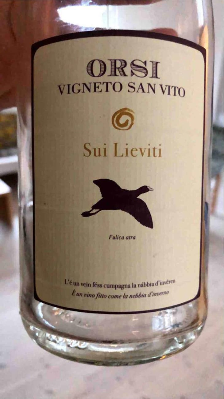 Sui Lieviti - Orsi Vigneto San Vito - Federico Orsi 